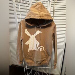Xs WINDMILL Dutch Bros Tan Hoodie
